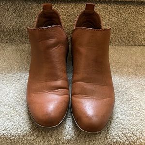 Brown ankle boots